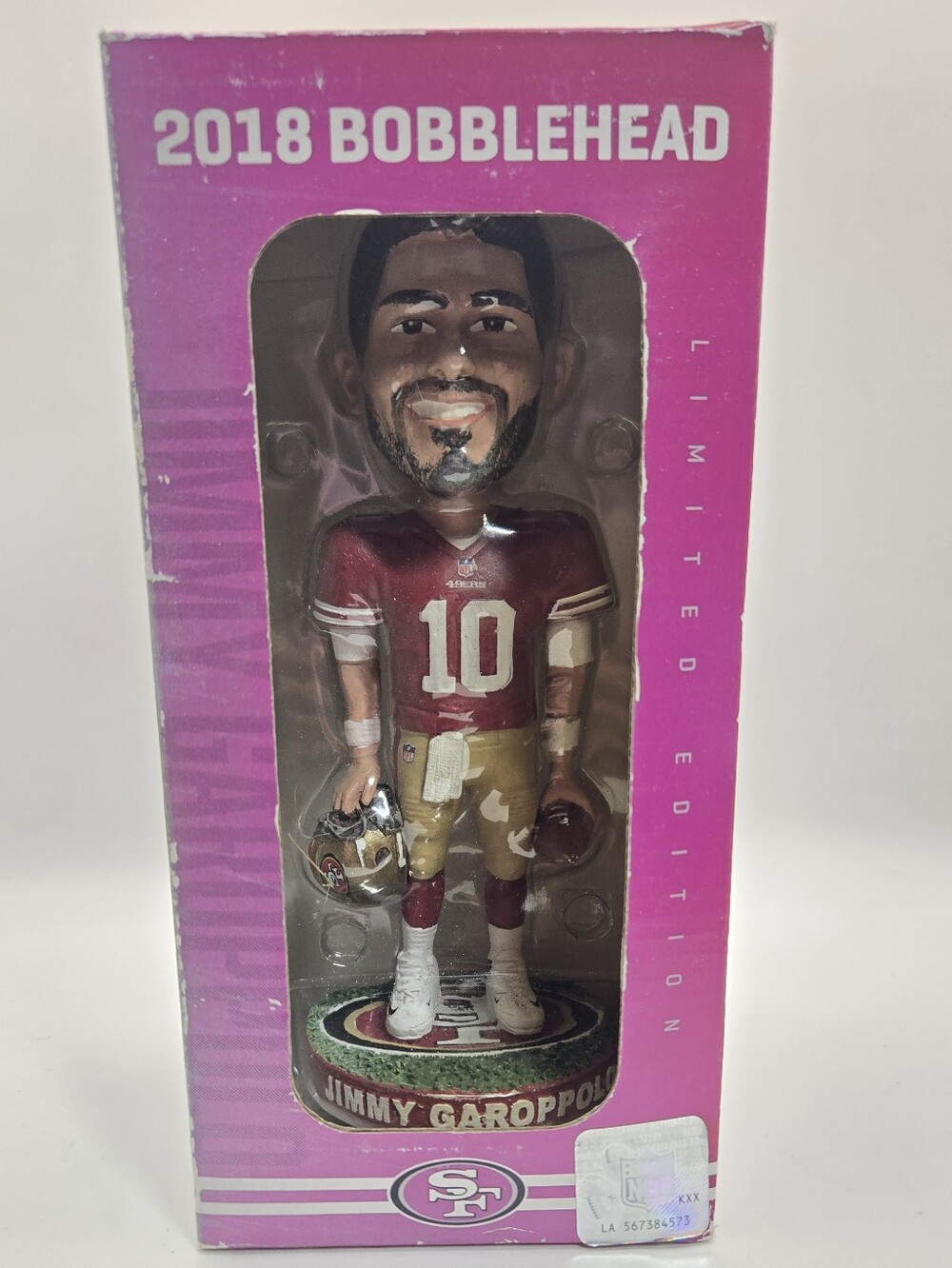 Jimmy Garoppolo San Francisco 49ers Scoreboard Player Bobblehead In Box